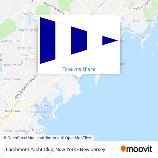 Mapa de Larchmont Yacht Club