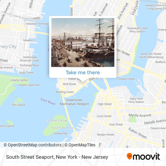 South Street Seaport map