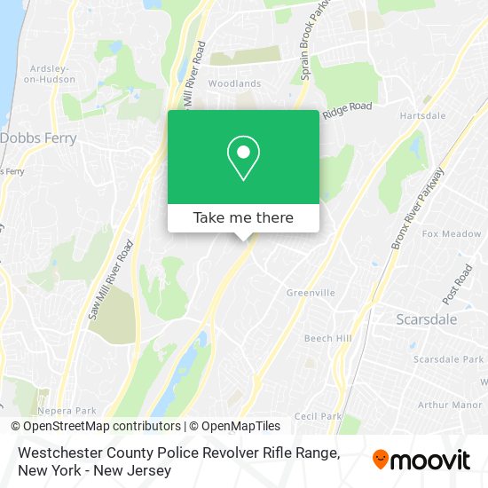 Westchester County Police Revolver Rifle Range map