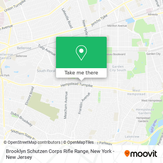 Mapa de Brooklyn Schutzen Corps Rifle Range