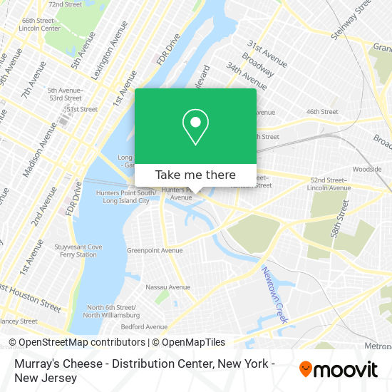 Mapa de Murray's Cheese - Distribution Center
