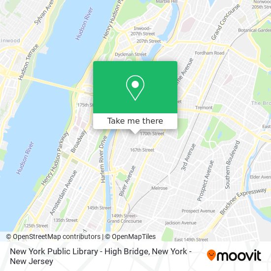 New York Public Library - High Bridge map