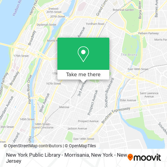 New York Public Library - Morrisania map