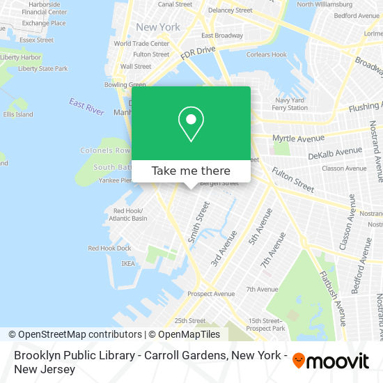 Mapa de Brooklyn Public Library - Carroll Gardens