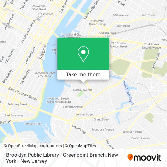 Brooklyn Public Library - Greenpoint Branch map