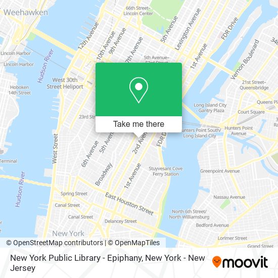 Mapa de New York Public Library - Epiphany