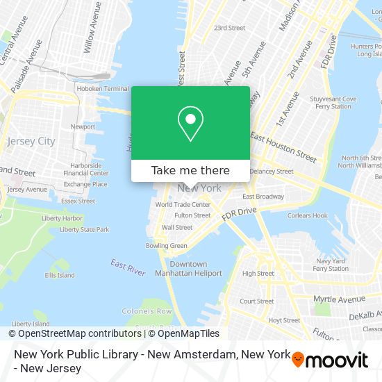 Mapa de New York Public Library - New Amsterdam