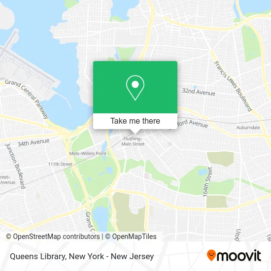 Queens Library map