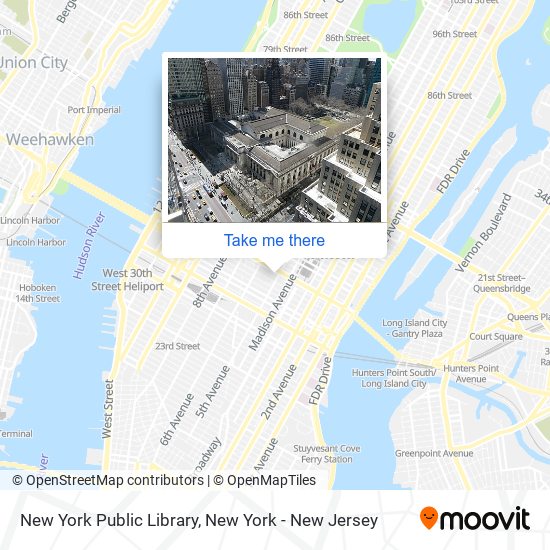 New York Public Library map