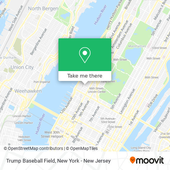 Trump Baseball Field map
