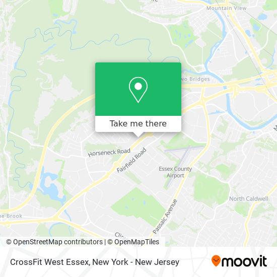 CrossFit West Essex map