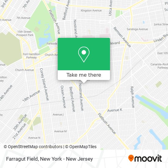 Farragut Field map