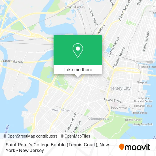 Saint Peter's College Bubble (Tennis Court) map