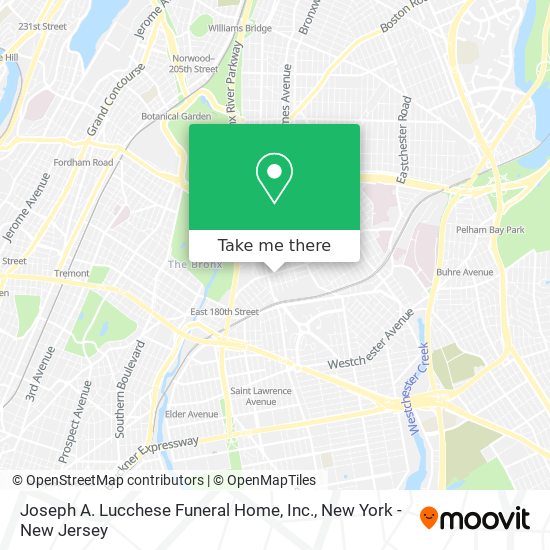 Mapa de Joseph A. Lucchese Funeral Home, Inc.