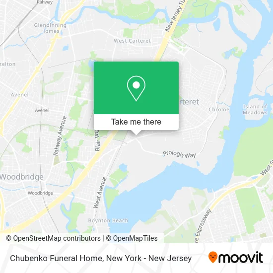 Chubenko Funeral Home map