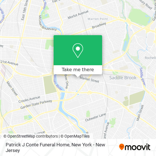 Mapa de Patrick J Conte Funeral Home