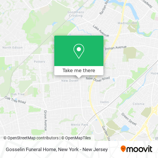 Gosselin Funeral Home map