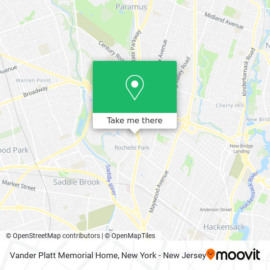 Vander Platt Memorial Home map