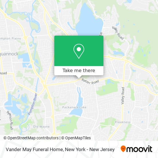 Vander May Funeral Home map