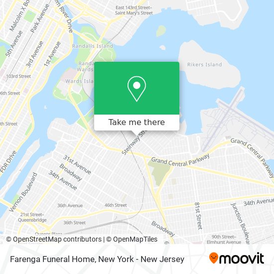 Farenga Funeral Home map