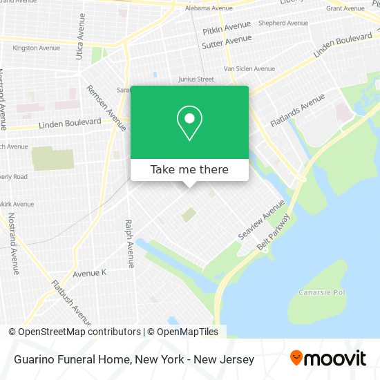 Guarino Funeral Home map