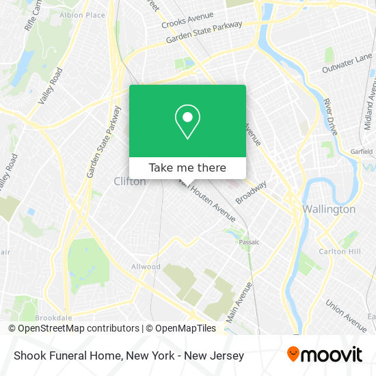 Shook Funeral Home map