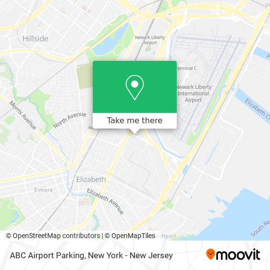 Mapa de ABC Airport Parking