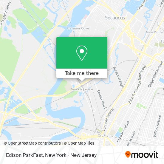 Edison ParkFast map