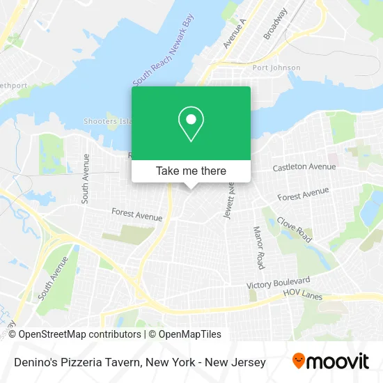 Denino's Pizzeria Tavern map