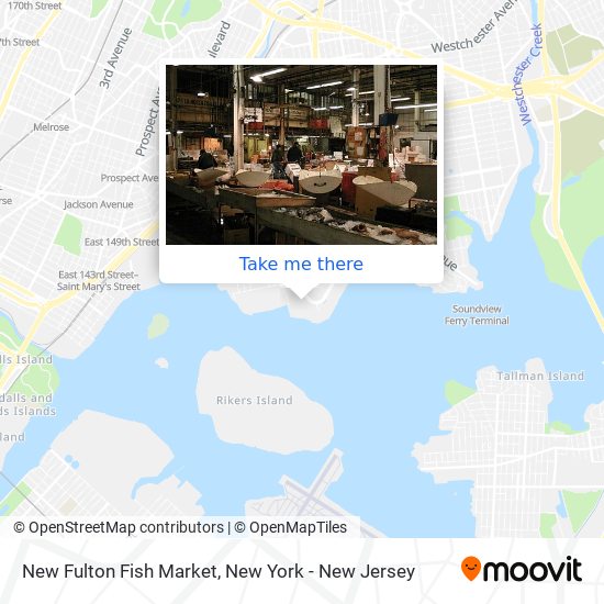 New Fulton Fish Market map