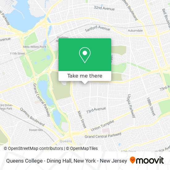 Mapa de Queens College - Dining Hall