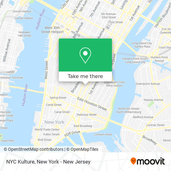 Mapa de NYC Kulture