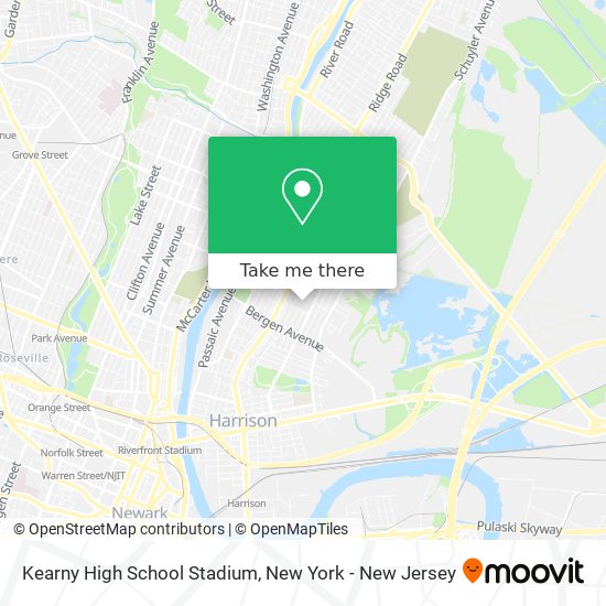 Mapa de Kearny High School Stadium
