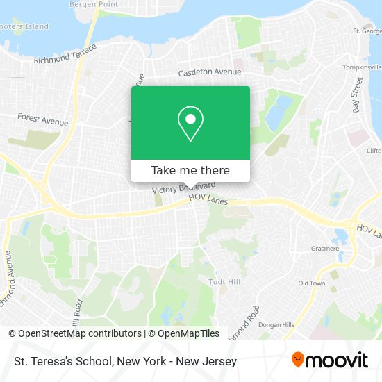 Mapa de St. Teresa's School