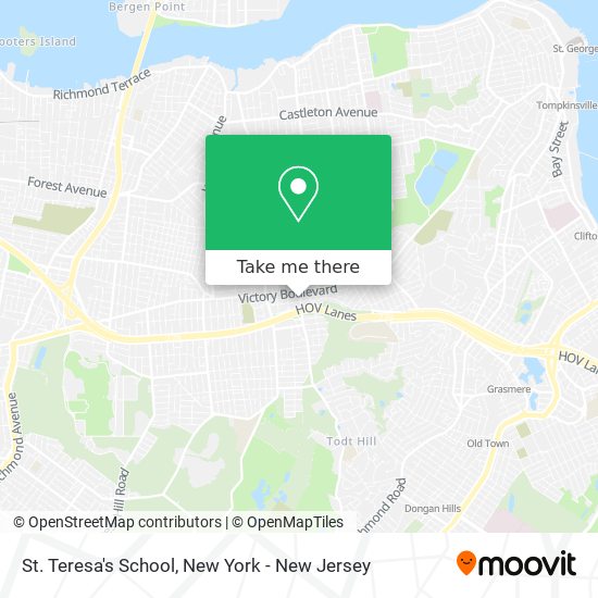 St. Teresa's School map