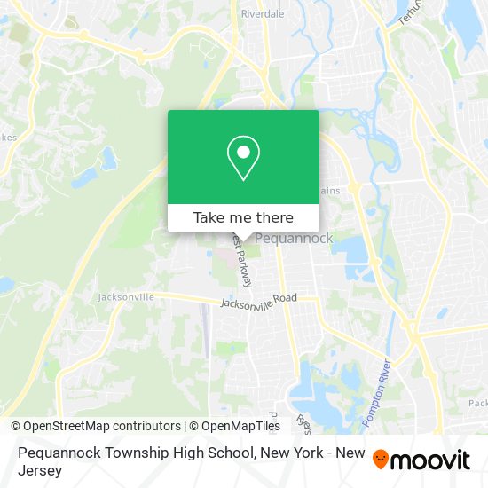 Pequannock Township High School map