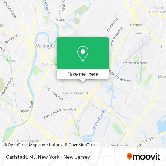 Carlstadt, NJ map