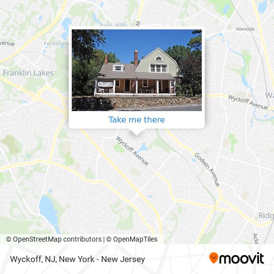 Mapa de Wyckoff, NJ