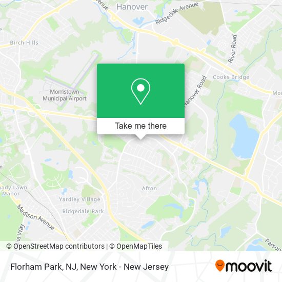 Mapa de Florham Park, NJ