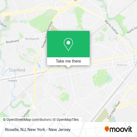 Roselle, NJ map