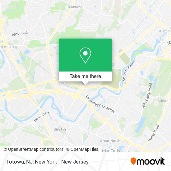 Totowa, NJ map