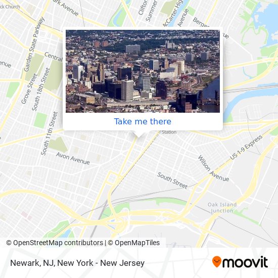 Newark, NJ map