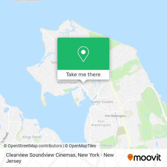 Mapa de Clearview Soundview Cinemas