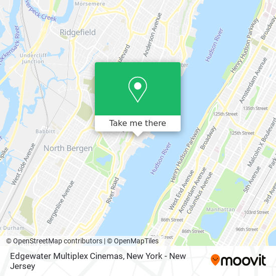 Edgewater Multiplex Cinemas map