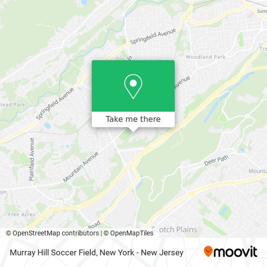 Murray Hill Soccer Field map