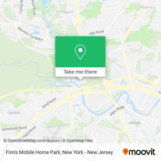 Finn's Mobile Home Park map