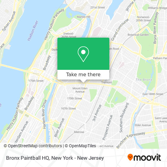 Bronx Paintball HQ map