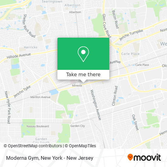 Moderna Gym map