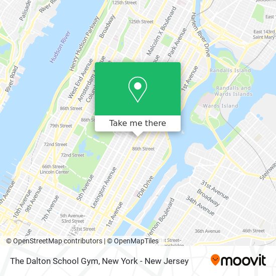 Mapa de The Dalton School Gym