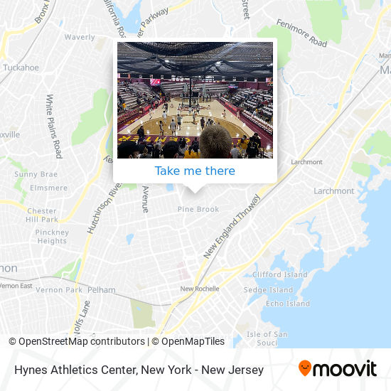 Hynes Athletics Center map